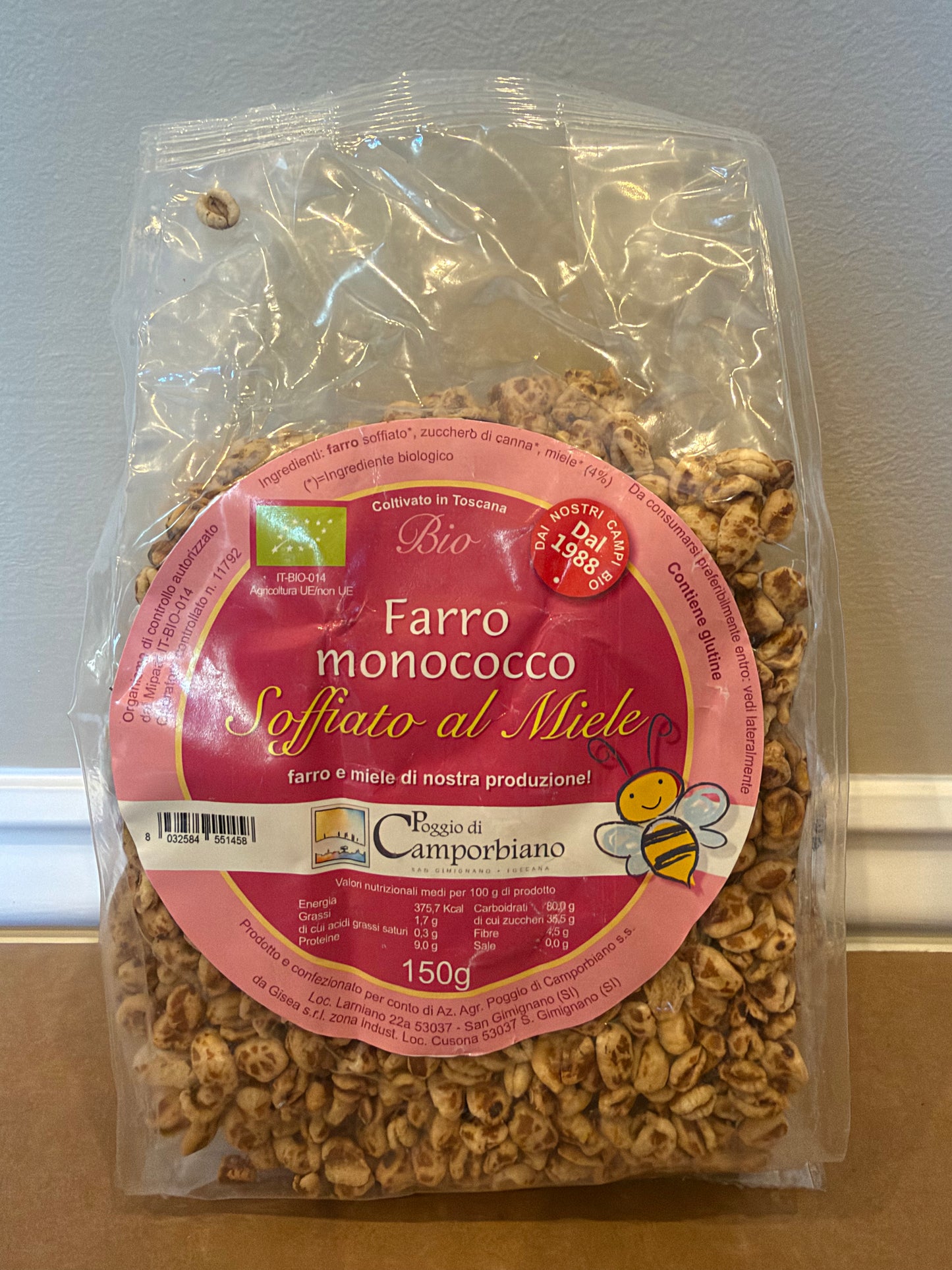 Cereal - Farro Moncocco - Soffiato al Miele
