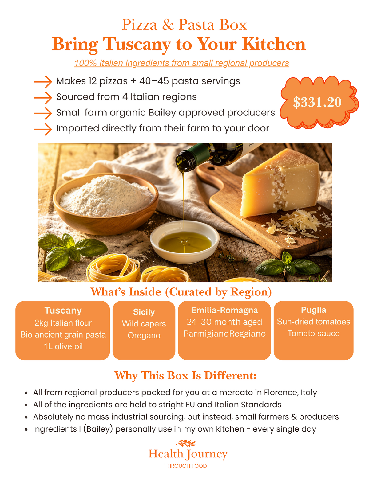 Authentic Italian Food Box | Pizza & Pasta Ingredients from Small Italian Producers
